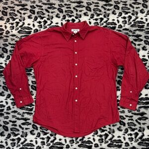 Cherokee Red Long-Sleeve Button-Down Shirt